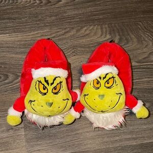 Grinch Plush Holiday Slippers